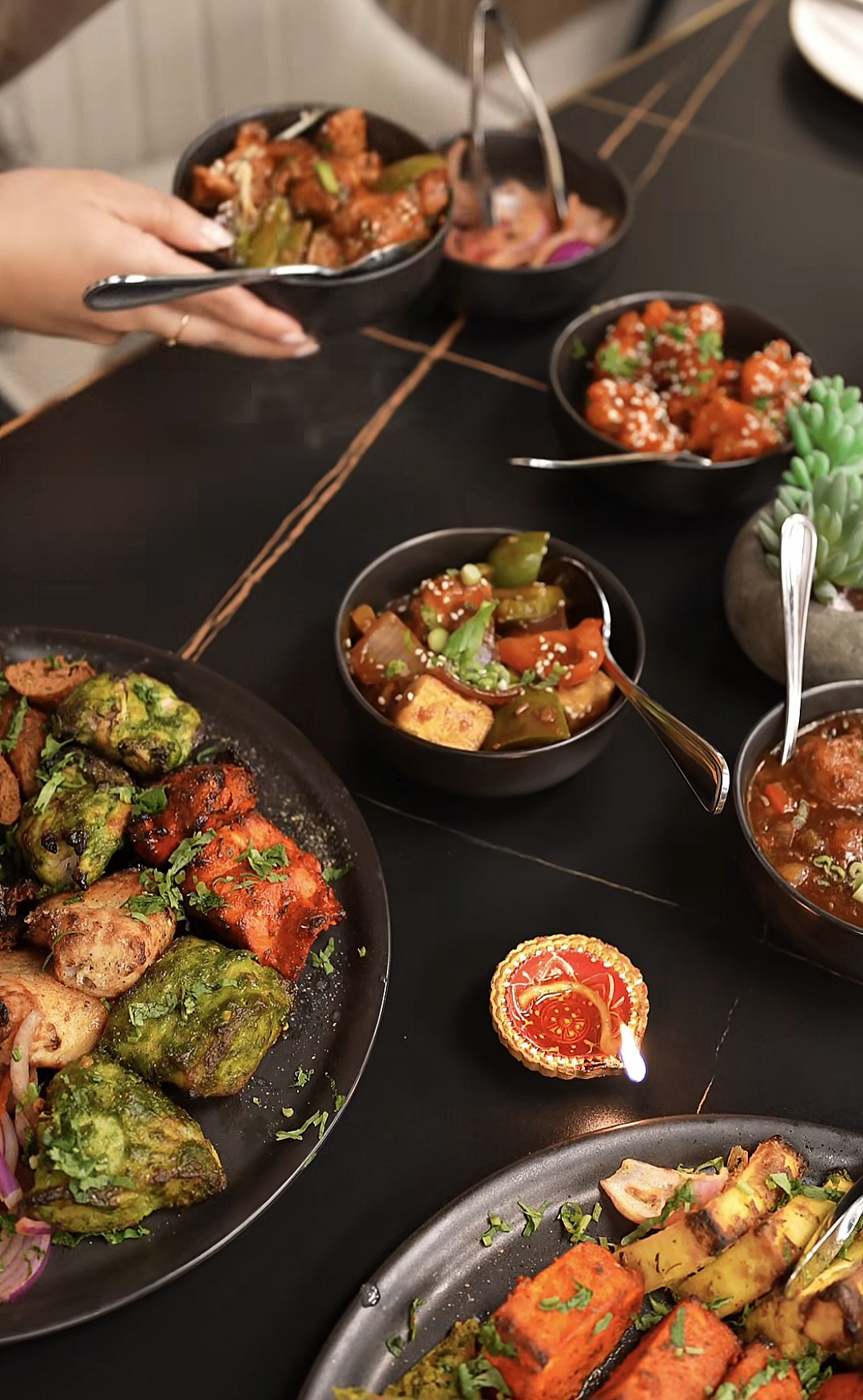 Baba's tasting spread