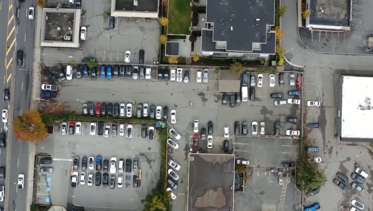 Wide cinematic drone pass — video still