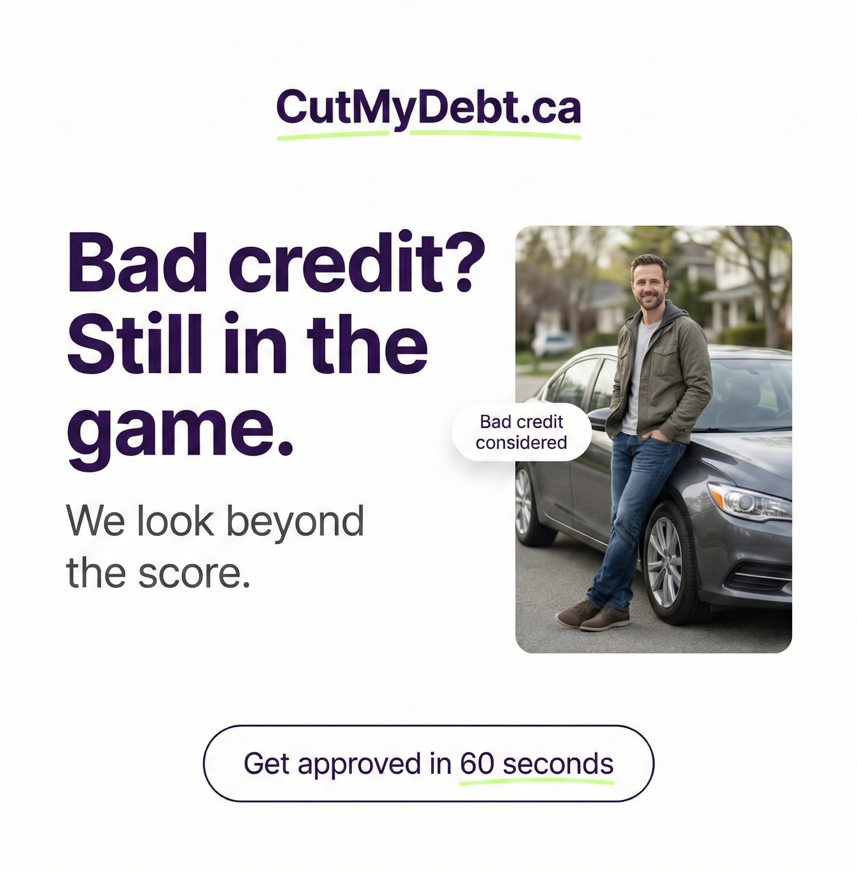 Bad credit? Still in the game — 60-second check.