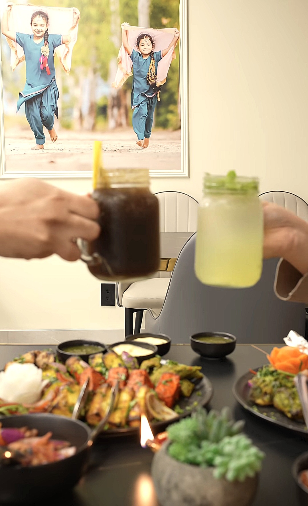 Table for two, and a room that remembers Punjab