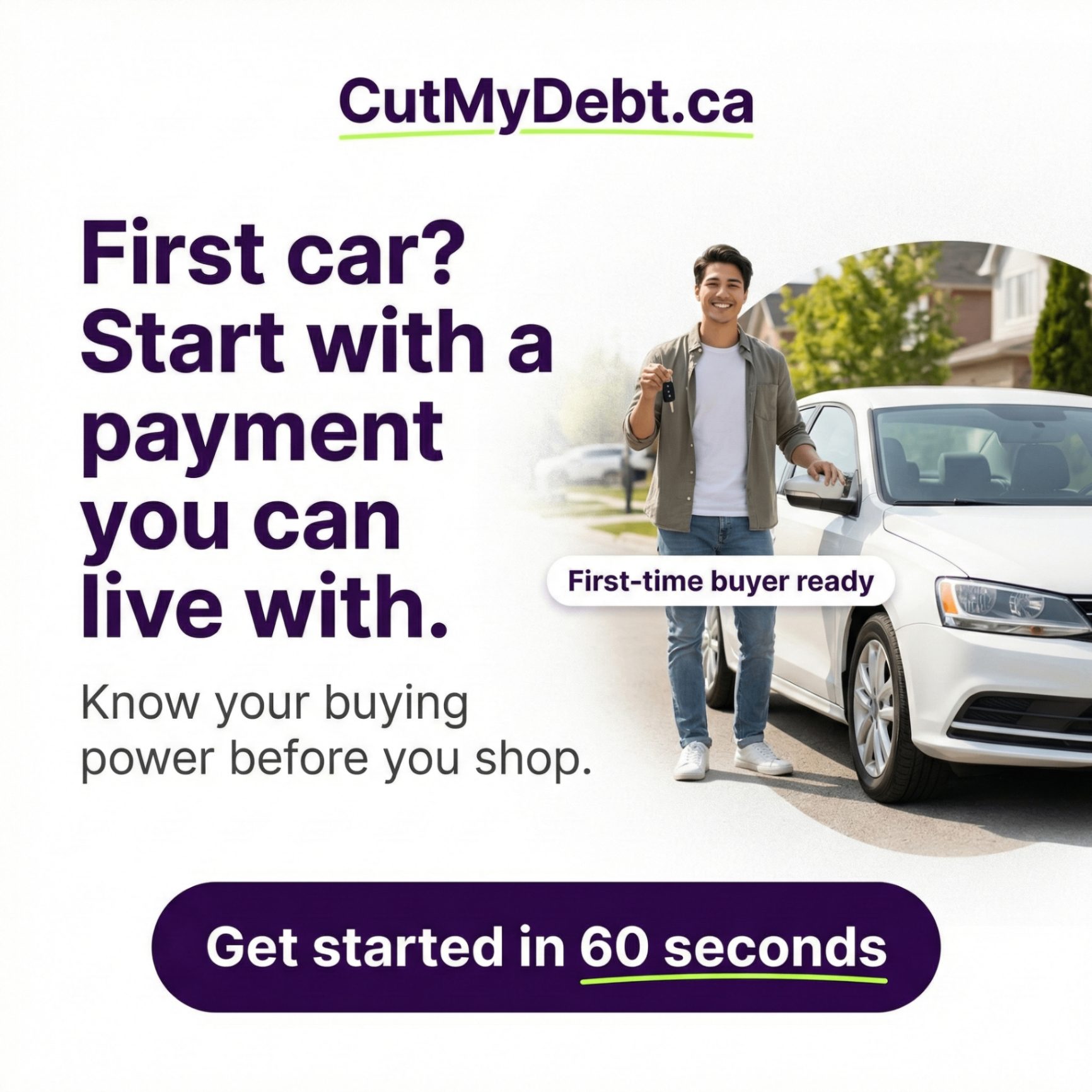 First car? Start with a payment you can live with.